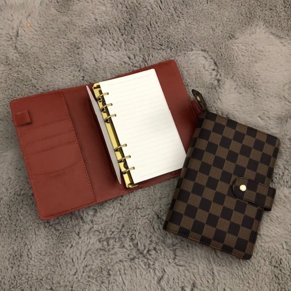 Brown Checkered  A6 Planner Cover - Budget Binder - Picture 2 of 7